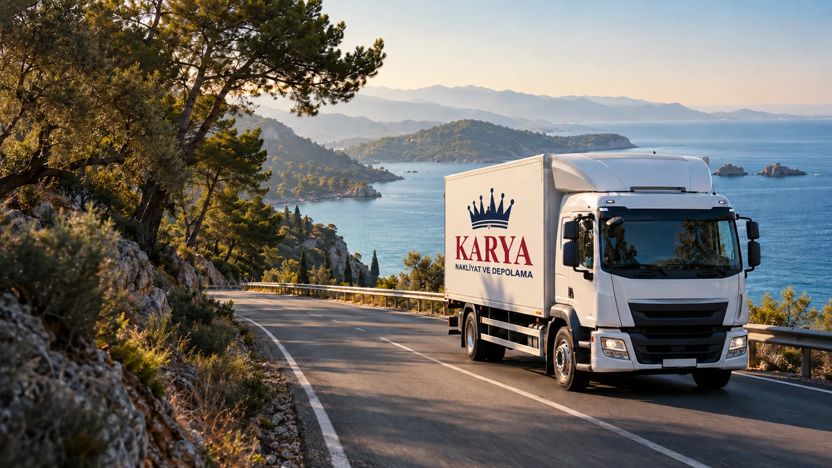Marmara ve Ege güzergâhında taşımayı anlatan temsili Karya aracı görseli